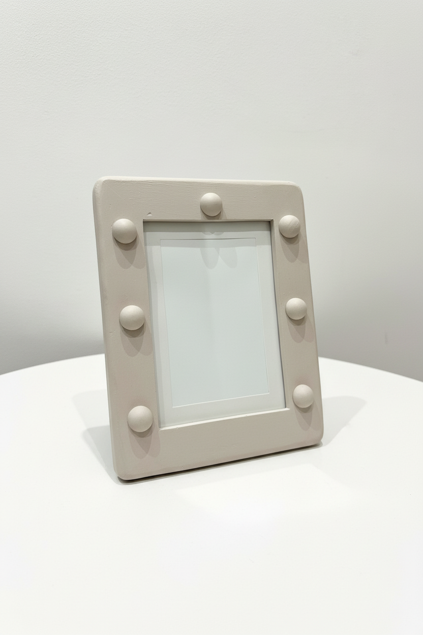Cadre Photo Pastel en Bois de Manguier