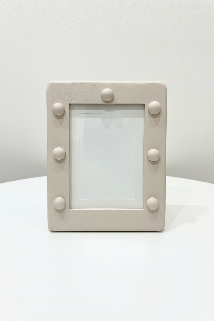 Cadre Photo Pastel en Bois de Manguier