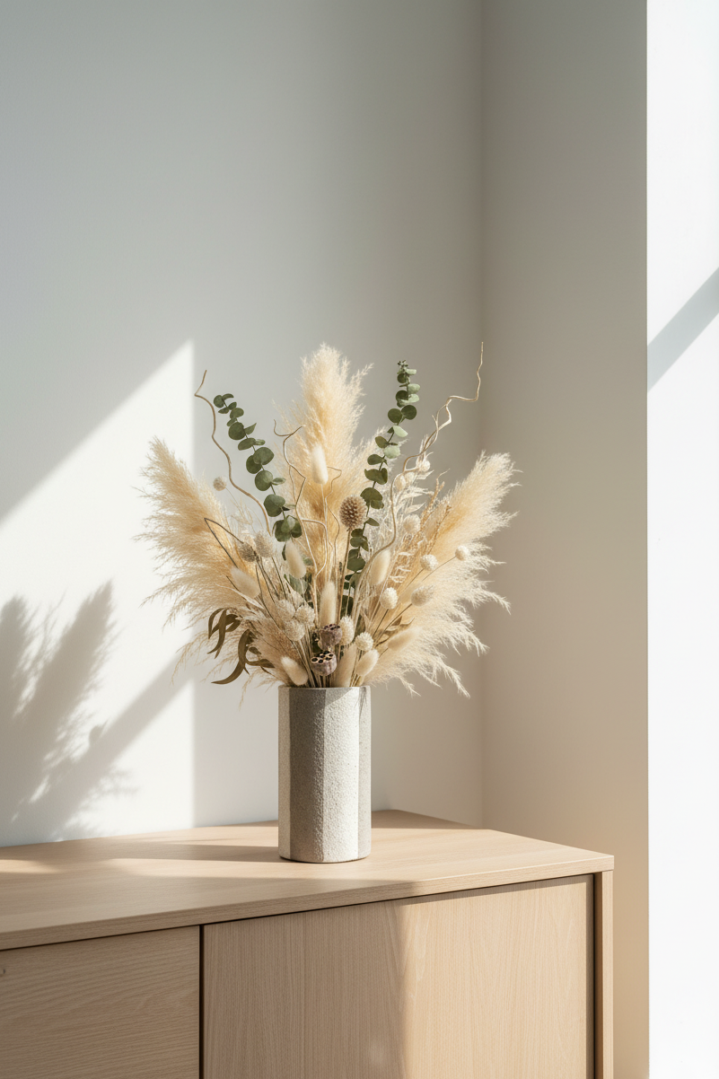 Vase texturé bandes contrastées