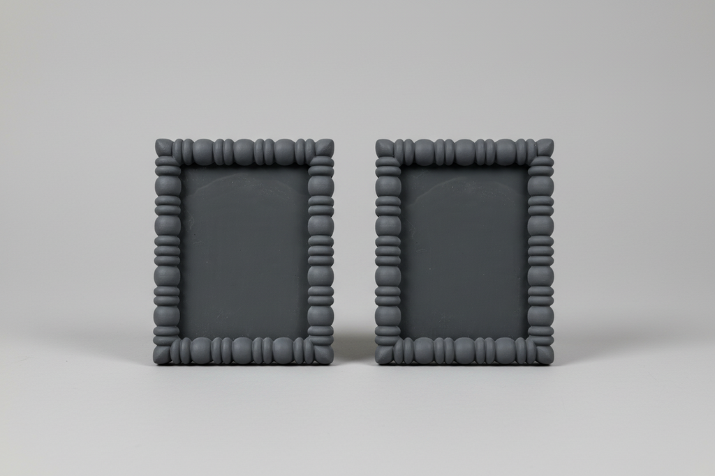 Cadres photos x2 en bois sculpté