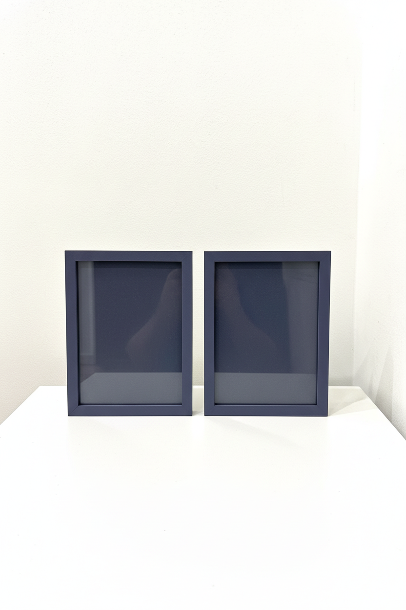 Cadres Photo Moderne - Bleu Nuit Grand Format