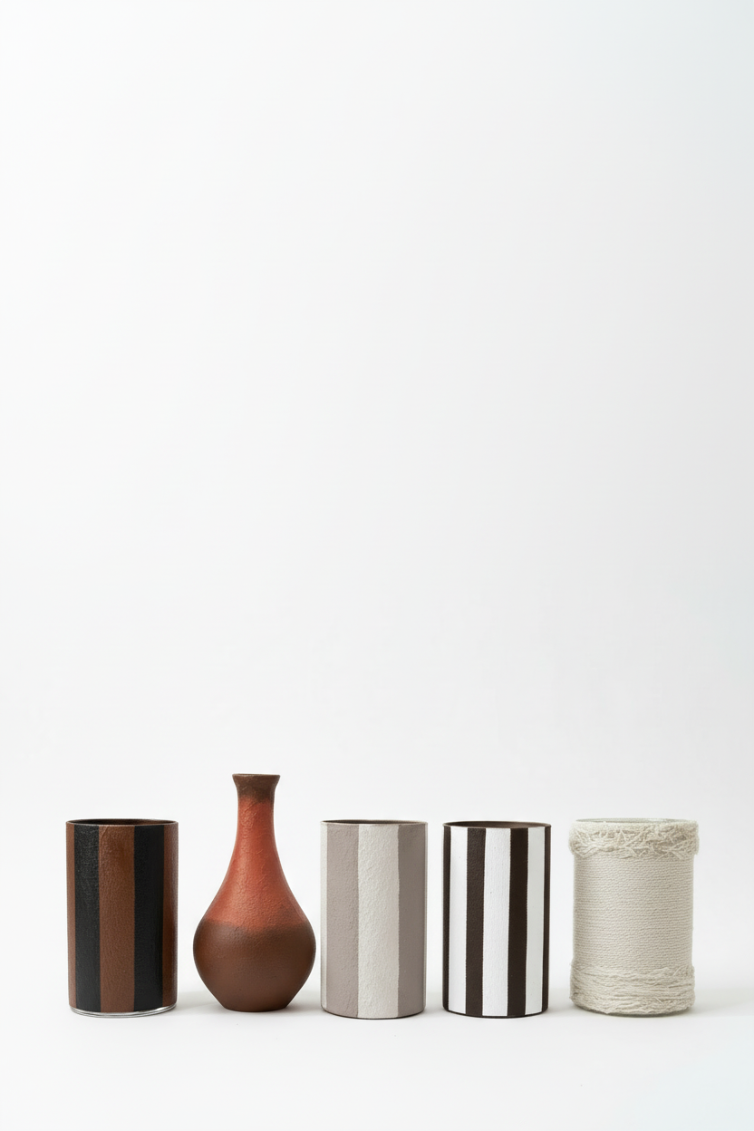 Vases format vertical
